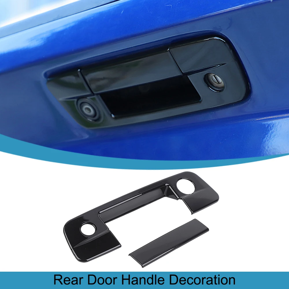 Car Rear Trunk Tail Gate Door Handle Decoration Cover Trim Stickers for Dodge RAM 2009-2017 2018 Exterior Accessories ABS Black
Car Rear Trunk Tail Gate Door Handle Decoration Cover Trim Stickers for Dodge RAM 2009-2017 2018 Exterior Accessories ABS Black