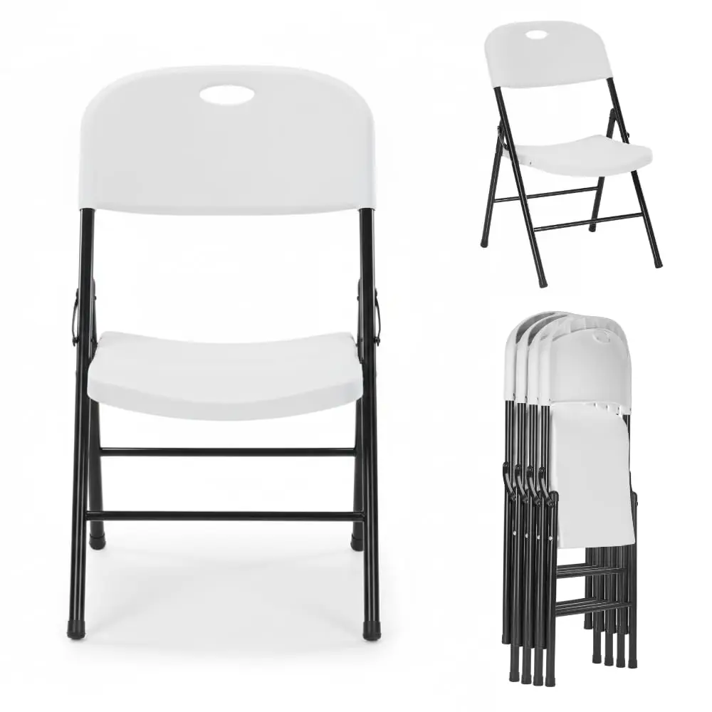 Набор из 4 прочных складных пластиковых стульев для взрослых, портативные уличные сиденья для свадеб, мероприятий, вечеринок, дачи, с возможностью индивидуализации
Набор из 4 прочных складных пластиковых стульев для взрослых, портативные уличные сиденья для свадеб, мероприятий, вечеринок, дачи, с возможностью индивидуализации