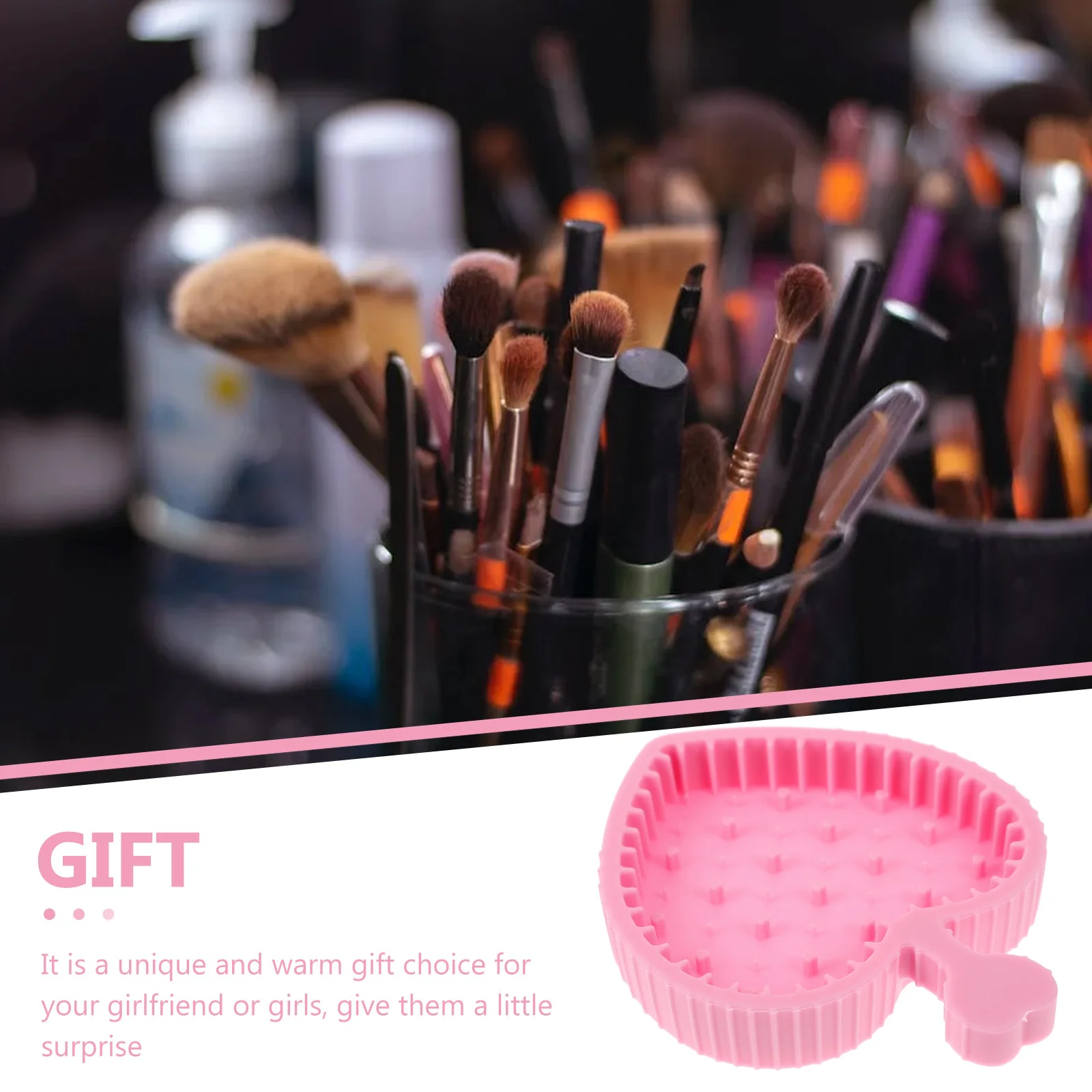 Silicone Makeup Brush Cleaning Mat Portable Efficient Scrubber Tool for Brushes Eyeshadow Brow Cleaning Silicone Cleaner Pad
Silicone Makeup Brush Cleaning Mat Portable Efficient Scrubber Tool for Brushes Eyeshadow Brow Cleaning Silicone Cleaner Pad