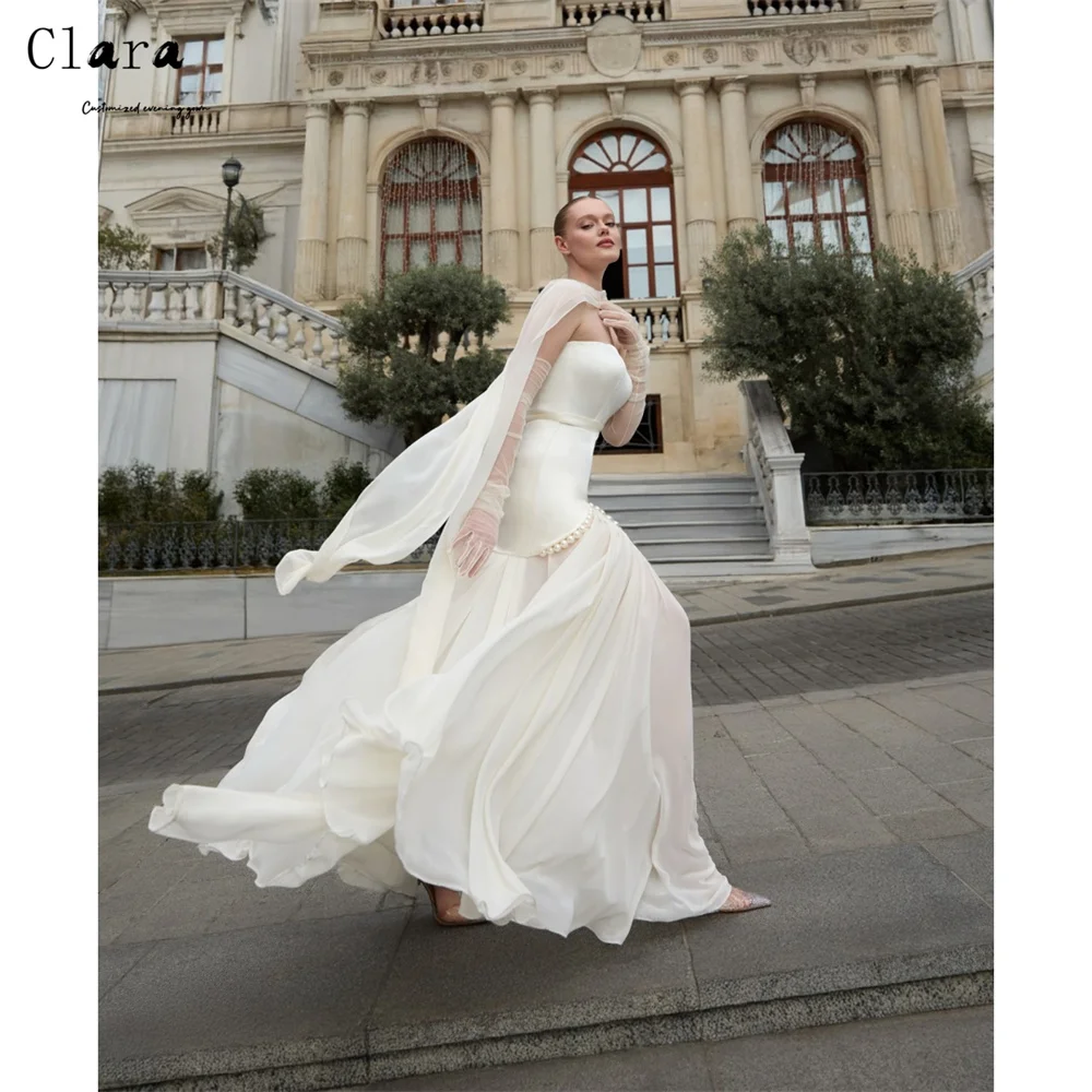 Clara Custom White A Line Tube Top Beaded Women Evening Dress Luxury 2025 Women's Ball Gown Dresses Luxurious Party Dress Prom
Clara Custom White A Line Tube Top Beaded Women Evening Dress Luxury 2025 Women's Ball Gown Dresses Luxurious Party Dress Prom