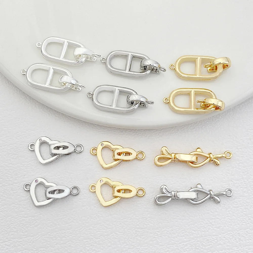 1 Piece of Jewelry Connecting Buckle Micro-set Zirconia Bow OT Buckle Female Diy Pearl Bracelet Necklace Accessories Wholesales
1 Piece of Jewelry Connecting Buckle Micro-set Zirconia Bow OT Buckle Female Diy Pearl Bracelet Necklace Accessories Wholesales