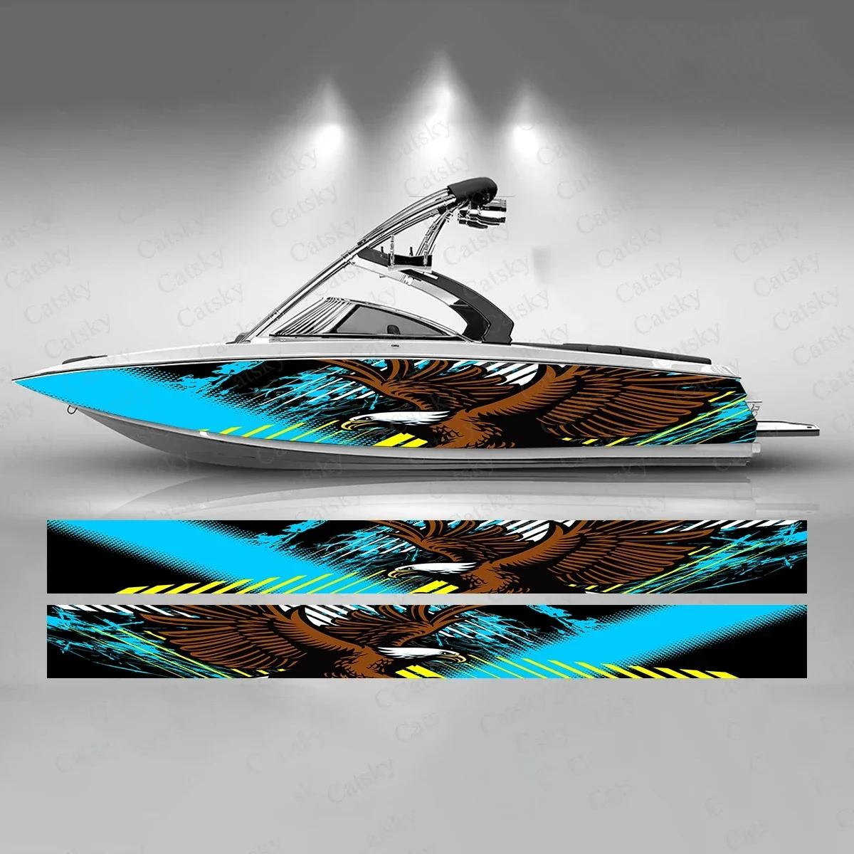 Eagle Flying Wings Roaring Colorful Stripe Cool Boat Sticker Vinyl Ship Pontoon Deck Boat Fishing Decorative Pontoon Boats Decal
Eagle Flying Wings Roaring Colorful Stripe Cool Boat Sticker Vinyl Ship Pontoon Deck Boat Fishing Decorative Pontoon Boats Decal