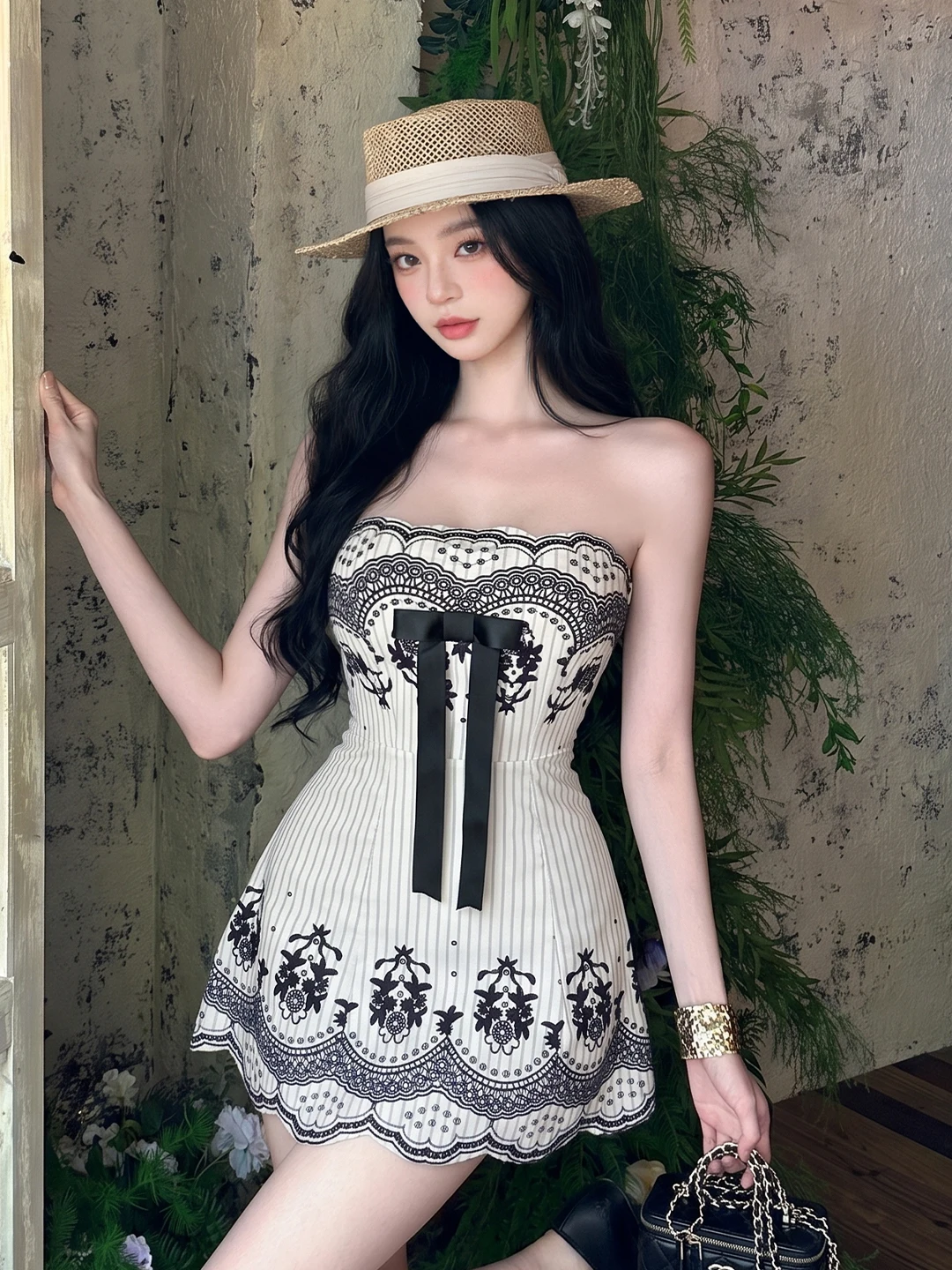 Retro Korean Style Lace Splice Embroidery Slimming A-Line Summer Dress Women's High Waist Short Sleeve Casual Slim Fit Dress
Retro Korean Style Lace Splice Embroidery Slimming A-Line Summer Dress Women's High Waist Short Sleeve Casual Slim Fit Dress