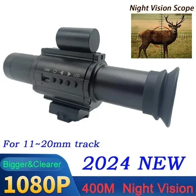 Portable Monocular Night-Visions Sight Device Day Night Use Telescopes 1.54 inch Display Photo Taking Video Recording
Portable Monocular Night-Visions Sight Device Day Night Use Telescopes 1.54 inch Display Photo Taking Video Recording