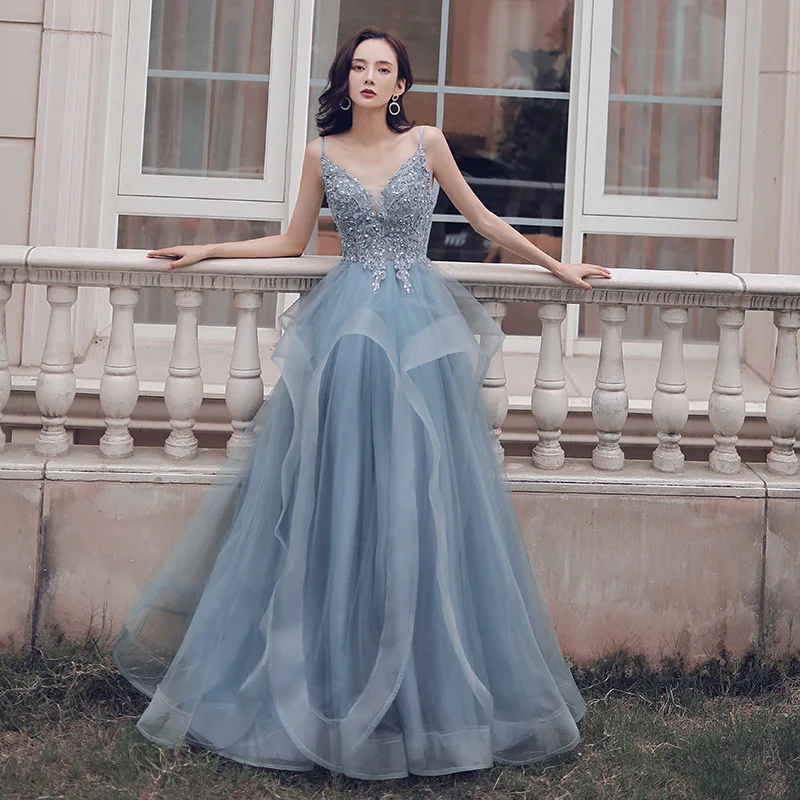 Ele Long Slimming Evening Gown 2023 New Faionable Deep V Ne Ball Dr for Women Sli Par Wear Polyester Material
Ele Long Slimming Evening Gown 2023 New Faionable Deep V Ne Ball Dr for Women Sli Par Wear Polyester Material