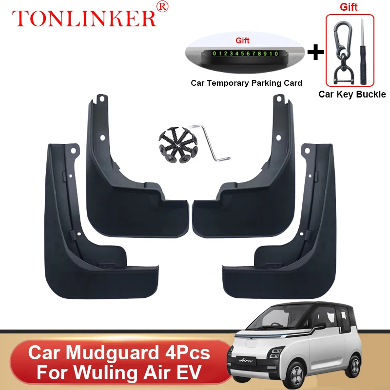 TONLINKER Car Mudguard For Wuling Air EV 2022 2023- Mud Flaps Mudguards Splash Guards Front Rear Fender Mudflaps Accessories
TONLINKER Car Mudguard For Wuling Air EV 2022 2023- Mud Flaps Mudguards Splash Guards Front Rear Fender Mudflaps Accessories