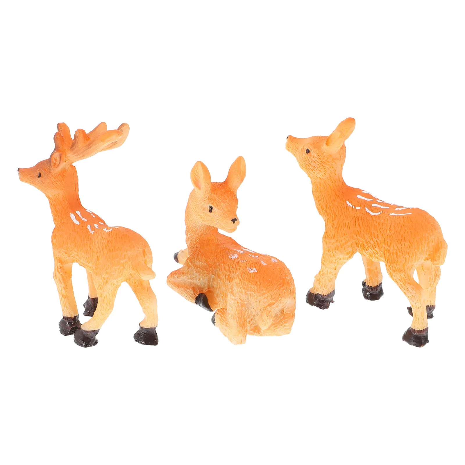 3 Pcs Mini Reindeer Ornaments Winter Animals Figurines Resin Deer Miniatures Elk Figures Landscape Design Small Size
3 Pcs Mini Reindeer Ornaments Winter Animals Figurines Resin Deer Miniatures Elk Figures Landscape Design Small Size