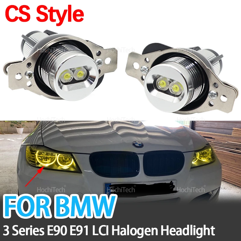 Для BMW E90 E91 LCI галогенная фара 2009-2011 CSL CS стиль лимонно-желтый светодиодный ангельский глаз кольцо габаритный боковой свет светодиодная лампа
Для BMW E90 E91 LCI галогенная фара 2009-2011 CSL CS стиль лимонно-желтый светодиодный ангельский глаз кольцо габаритный боковой свет светодиодная лампа