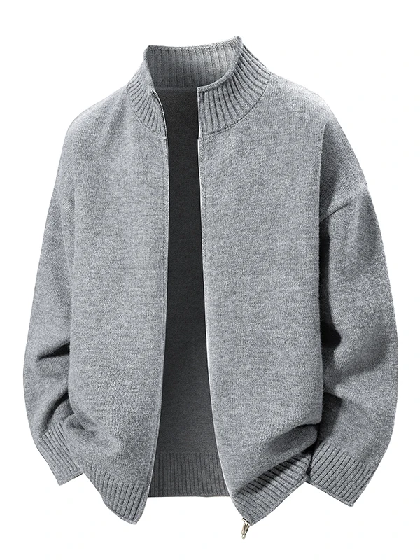 Новый мужской вязаный кардиган-свитер для весны и осени, верхняя одежда в стиле кэжуал, с воротником-стойкой, длинными рукавами, из полиэфирного волокна, комфортный.
Новый мужской вязаный кардиган-свитер для весны и осени, верхняя одежда в стиле кэжуал, с воротником-стойкой, длинными рукавами, из полиэфирного волокна, комфортный.