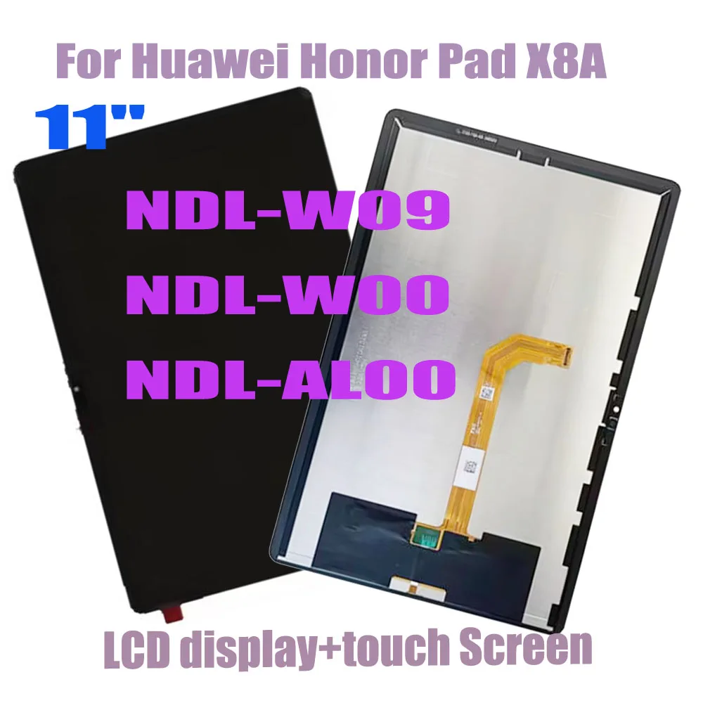 Для Huawei Honor Pad X8A NDL-W09 NDL-W00 NDL-AL00 11'' ЖК-дисплей с сенсорным экраном и дигитайзером, запасные части
Для Huawei Honor Pad X8A NDL-W09 NDL-W00 NDL-AL00 11'' ЖК-дисплей с сенсорным экраном и дигитайзером, запасные части