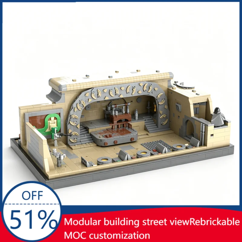 3010PCS Sci Fi Desert Cantina Throne Room MOC Building Blocks Model Diorama DIY Assembly Educational Toy For Kids Birthday Gift
3010PCS Sci Fi Desert Cantina Throne Room MOC Building Blocks Model Diorama DIY Assembly Educational Toy For Kids Birthday Gift