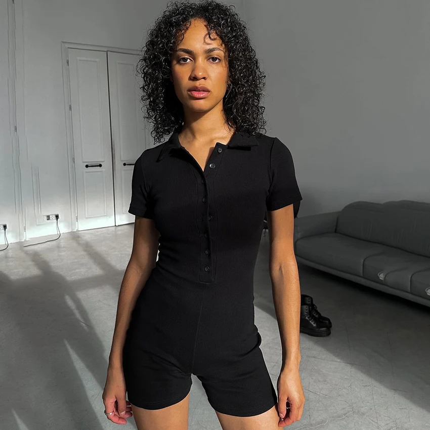 HiLoc Summer Sexy Black Shorts Jumpsuits Casual High Waist One-Piece Short Sleeve Playsuits For Women 2025 Home Rompers Female
HiLoc Summer Sexy Black Shorts Jumpsuits Casual High Waist One-Piece Short Sleeve Playsuits For Women 2025 Home Rompers Female