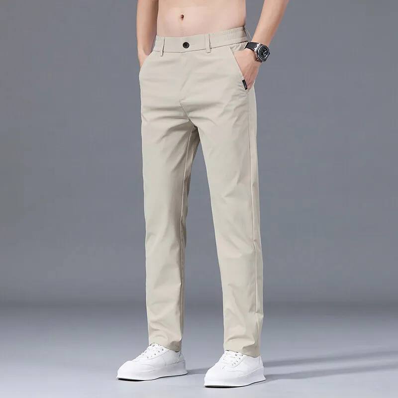 Fashion Korean Men's Pants Joggers spring and summer new men's casual pants youth stretch suit pants
Fashion Korean Men's Pants Joggers spring and summer new men's casual pants youth stretch suit pants