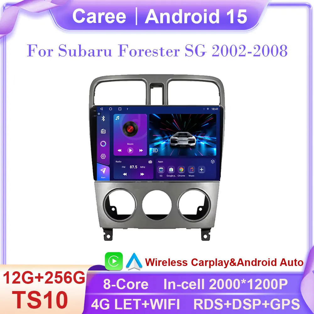 Android 14 For Subaru Forester SG 2002-2008 Car Radio Autoradio Multimedia Video Player Navigatie Carplay Screen BT No 2Din DVD
Android 14 For Subaru Forester SG 2002-2008 Car Radio Autoradio Multimedia Video Player Navigatie Carplay Screen BT No 2Din DVD