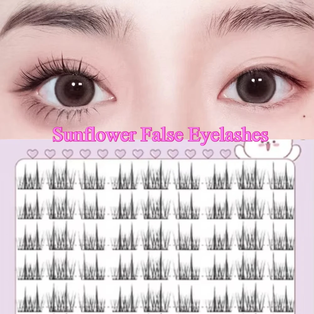 Upgraded Dual Tips Sunflower False Eyelashes Natural Simulation Black Terrier Fake Lash Segmented Lashes Extension Makeup Tools
Upgraded Dual Tips Sunflower False Eyelashes Natural Simulation Black Terrier Fake Lash Segmented Lashes Extension Makeup Tools