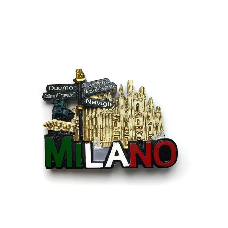 Italy Milan Road Sign Building Cultural and Creative Magnetic Refrigerator Magnet Creative Travel Souvenirs Home Decorations Gif
Italy Milan Road Sign Building Cultural and Creative Magnetic Refrigerator Magnet Creative Travel Souvenirs Home Decorations Gif