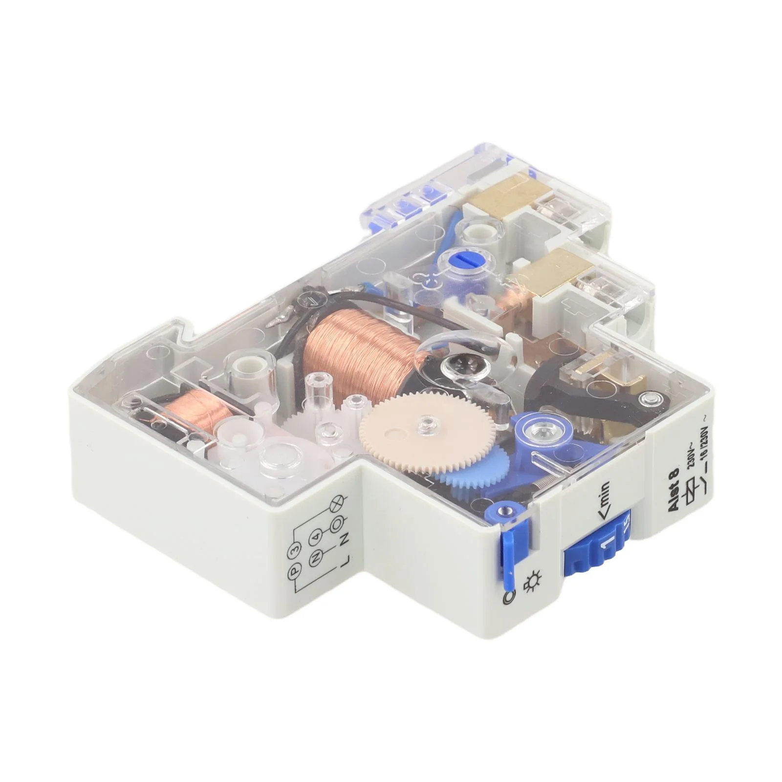 Mechanical Timer Switch with 230VAC Relay for Stair Light Control Featuring Adjustable Delay for Lighting Efficiency
Mechanical Timer Switch with 230VAC Relay for Stair Light Control Featuring Adjustable Delay for Lighting Efficiency