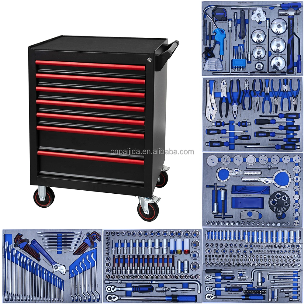 7-drawer With Set Mechanical Mobile Chest Box On Wheels Metal sATV&UTV
7-drawer With Set Mechanical Mobile Chest Box On Wheels Metal sATV&UTV