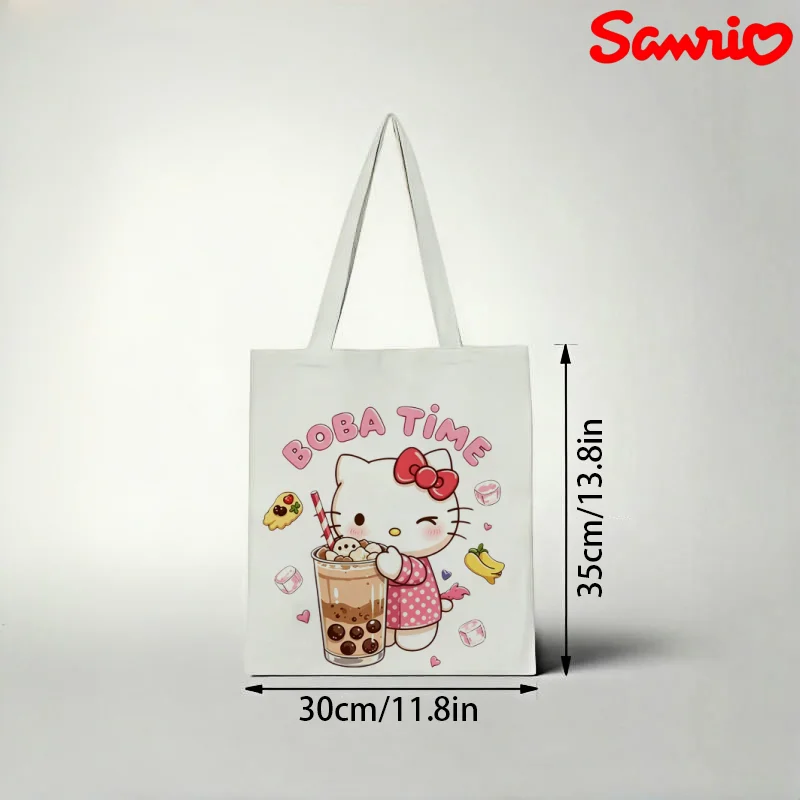 1pc Kawaii Hello Kitty Bubble‑tea‑loving‑themed Tote Bag, Cute Sweet‑snack‑casual‑style Shoulder Bag for Girls
1pc Kawaii Hello Kitty Bubble‑tea‑loving‑themed Tote Bag, Cute Sweet‑snack‑casual‑style Shoulder Bag for Girls