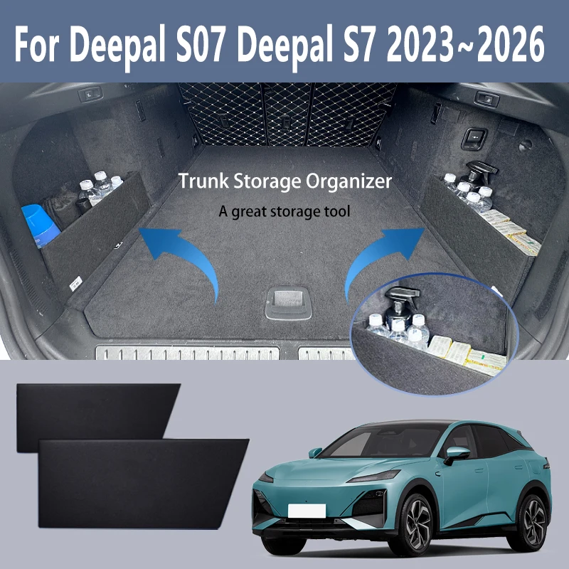 For Deepal S07 Deepal S7 2023~2026 Multifunction Trunk Storage Partition Storage Auto Interior Parts Organizer Car Accessories
For Deepal S07 Deepal S7 2023~2026 Multifunction Trunk Storage Partition Storage Auto Interior Parts Organizer Car Accessories