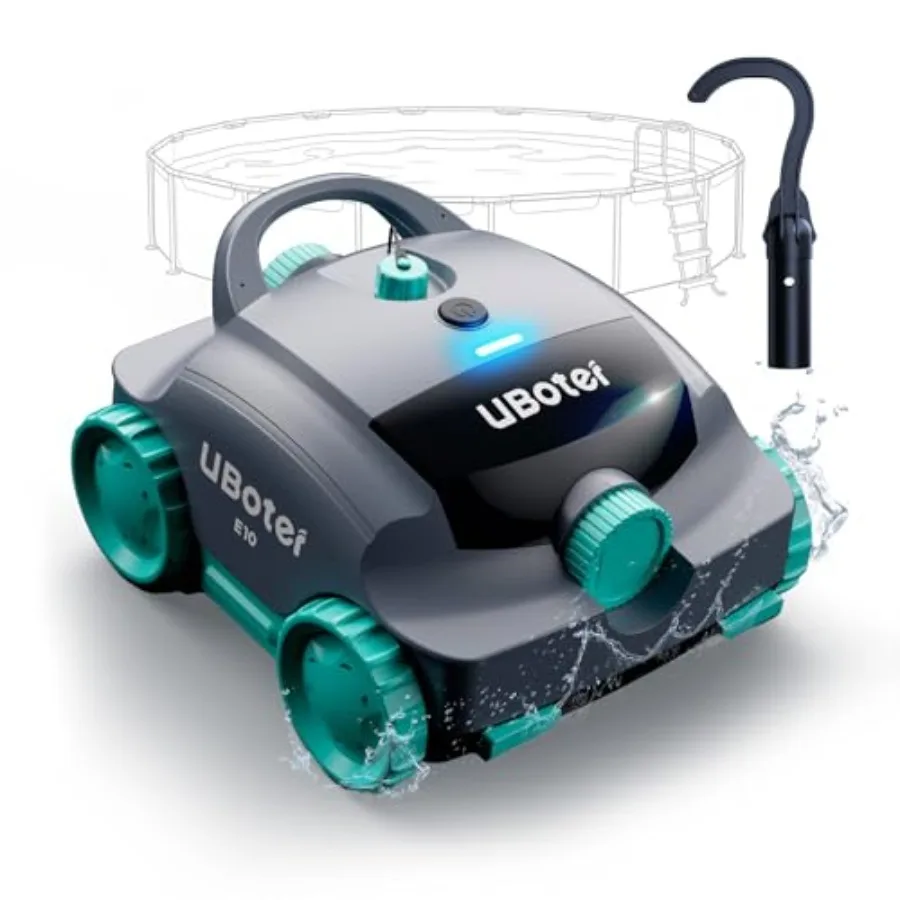 Cordless Robotic Pool Vacuum E10, Dual-Layer Filtration, Powerful Edge Corner Cleaning, 120 150 Mins Runtime, Auto Parking
Cordless Robotic Pool Vacuum E10, Dual-Layer Filtration, Powerful Edge Corner Cleaning, 120 150 Mins Runtime, Auto Parking