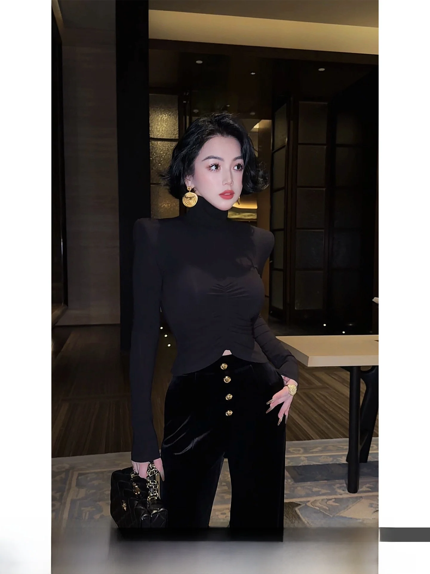 Женский облегающий вязаный свитер Melbourne Night с высоким воротом, длинными рукавами и открытыми плечами, повседневный, 2026 New Ar...
Женский облегающий вязаный свитер Melbourne Night с высоким воротом, длинными рукавами и открытыми плечами, повседневный, 2026 New Ar...