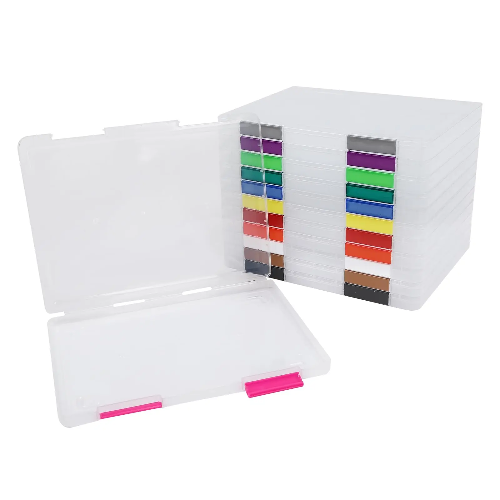 Cncest Clear File Boxes, 12 Pcs Plastic Document Storage Cases, Documents Magazine Holders for Study Rooms, Bedrooms, Kitchens,
Cncest Clear File Boxes, 12 Pcs Plastic Document Storage Cases, Documents Magazine Holders for Study Rooms, Bedrooms, Kitchens,