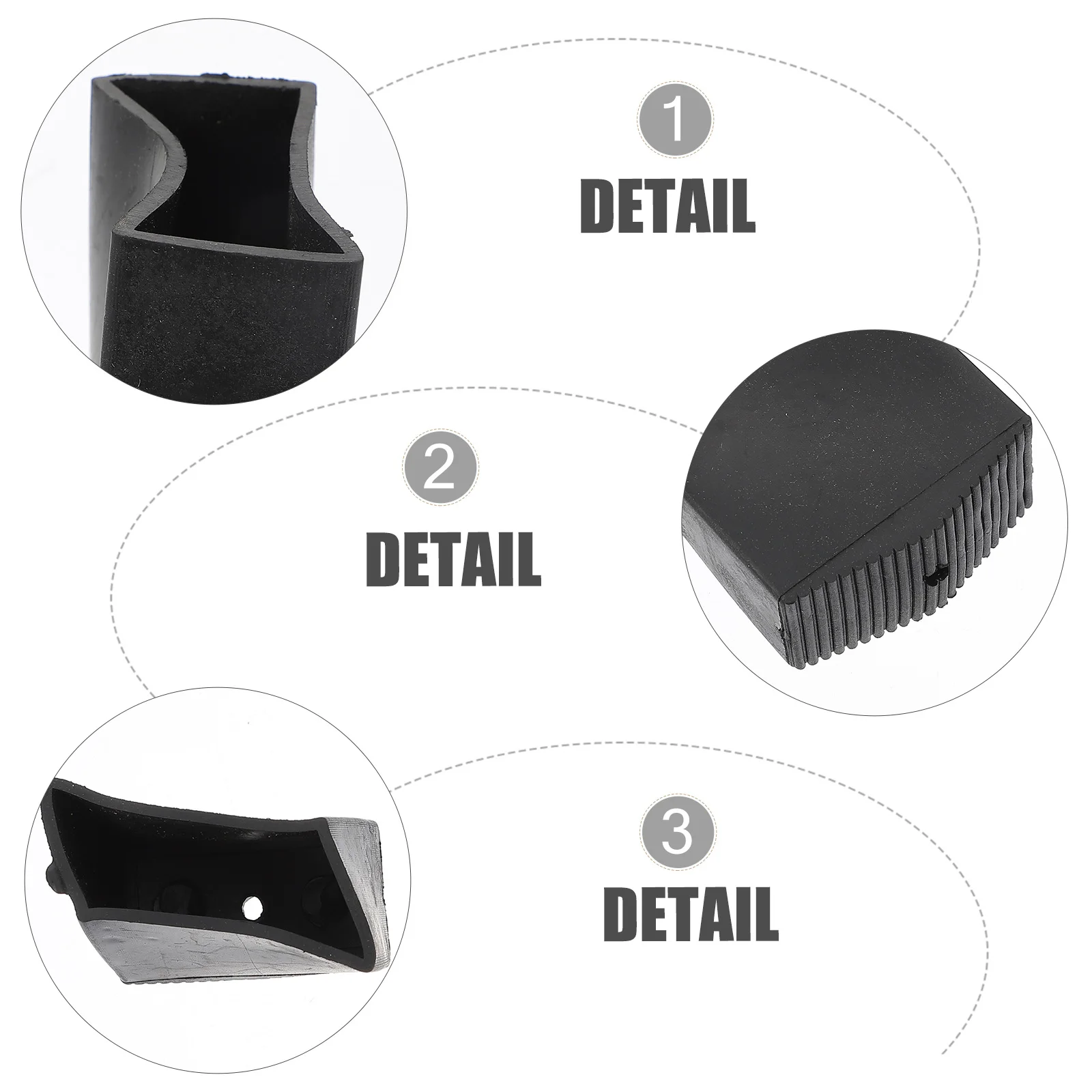 2Pcs Foldable Ladder Feet Covers Durable Rubber Anti Skid Leg End Pads Protector Construction Tools Floor Safety
2Pcs Foldable Ladder Feet Covers Durable Rubber Anti Skid Leg End Pads Protector Construction Tools Floor Safety