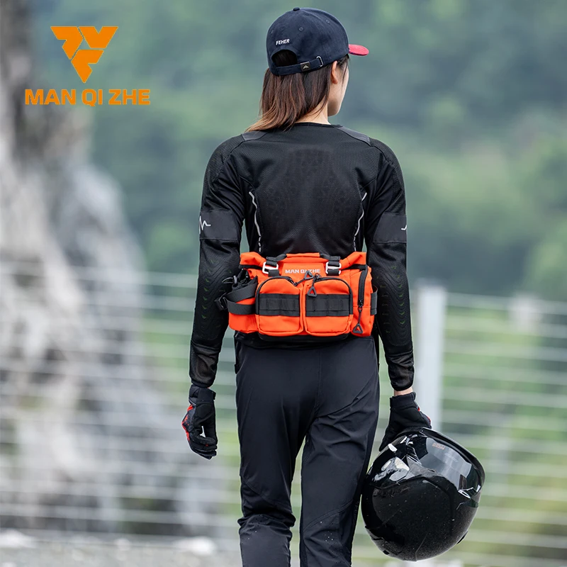 FEHER Motorcycle Waist Bag Waterproof Oxford Cloth Material Motorbike Travel Bag MQZ-105 Tear-resistant Outdoor Riding Gear
FEHER Motorcycle Waist Bag Waterproof Oxford Cloth Material Motorbike Travel Bag MQZ-105 Tear-resistant Outdoor Riding Gear