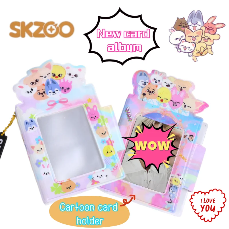 New SKZOO Stray Kids Wolf chan Quokka Dwaekki Jiniret Keychain Card Album High-Value Cute Cartoon Multifunctional Card Holder
New SKZOO Stray Kids Wolf chan Quokka Dwaekki Jiniret Keychain Card Album High-Value Cute Cartoon Multifunctional Card Holder