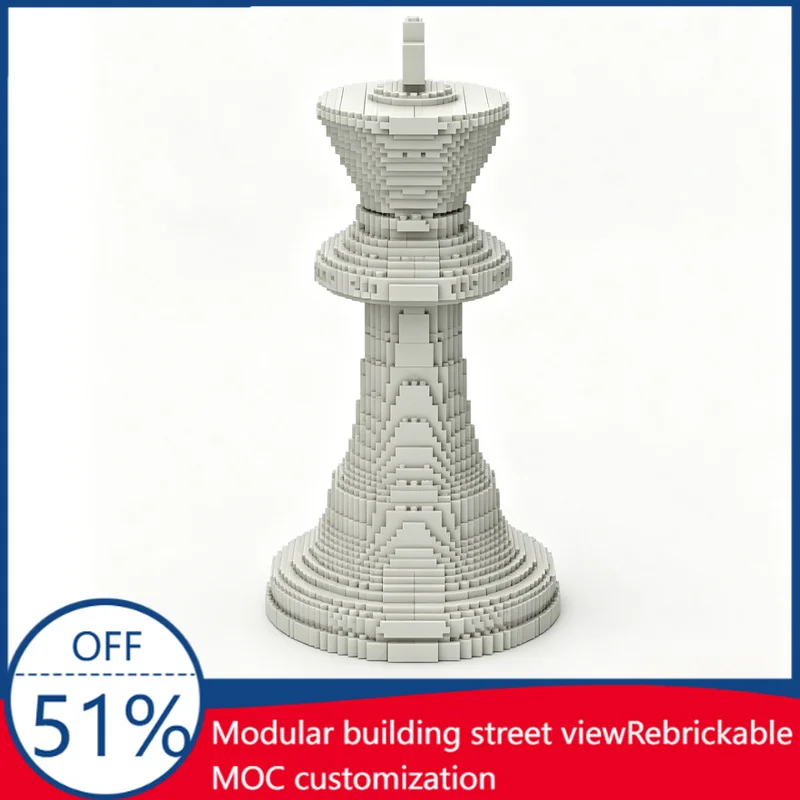 7810PCS Giant Chess King Sculpture Model Custom Creative Building Blocks DIY Assembly Educational Display Piece Festival Gifts
7810PCS Giant Chess King Sculpture Model Custom Creative Building Blocks DIY Assembly Educational Display Piece Festival Gifts