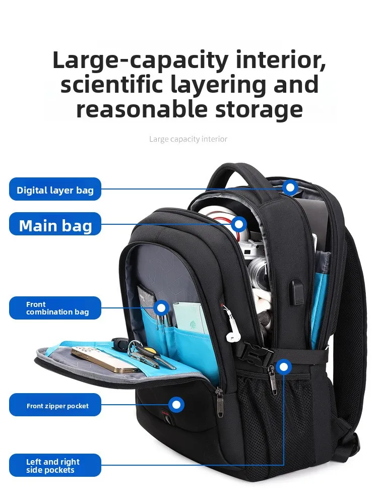 Waterproof College Student Bookbag Heavy Duty Hiking Daypack Multipurpose Office Bag Large Capacity Travel Laptop Backpack With
Waterproof College Student Bookbag Heavy Duty Hiking Daypack Multipurpose Office Bag Large Capacity Travel Laptop Backpack With