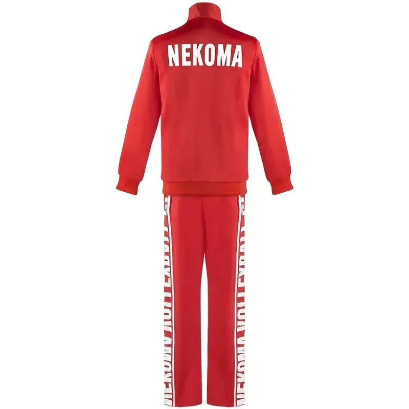 CyNew Haikyuu Nekoma High Cosplay Yaoi Uniforms Tetsurou Kuroo Kozume Kenma Costume Set Volleyball Jacket + Pants Red Sportswear
CyNew Haikyuu Nekoma High Cosplay Yaoi Uniforms Tetsurou Kuroo Kozume Kenma Costume Set Volleyball Jacket + Pants Red Sportswear