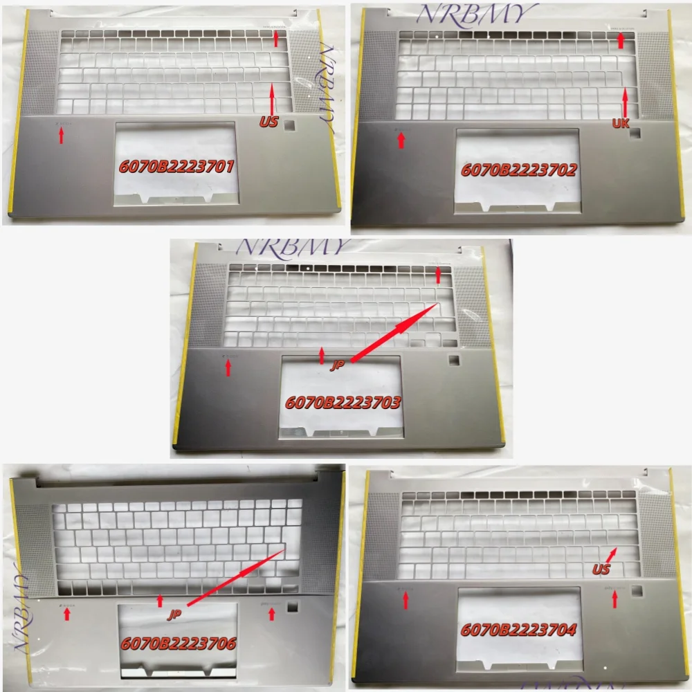 Original New For HP ZBOOK Studio 16 inch G9 G10 G11 Laptop Palmrest Two models 6070B2223701/6070B2223702/6070B2223704
Original New For HP ZBOOK Studio 16 inch G9 G10 G11 Laptop Palmrest Two models 6070B2223701/6070B2223702/6070B2223704