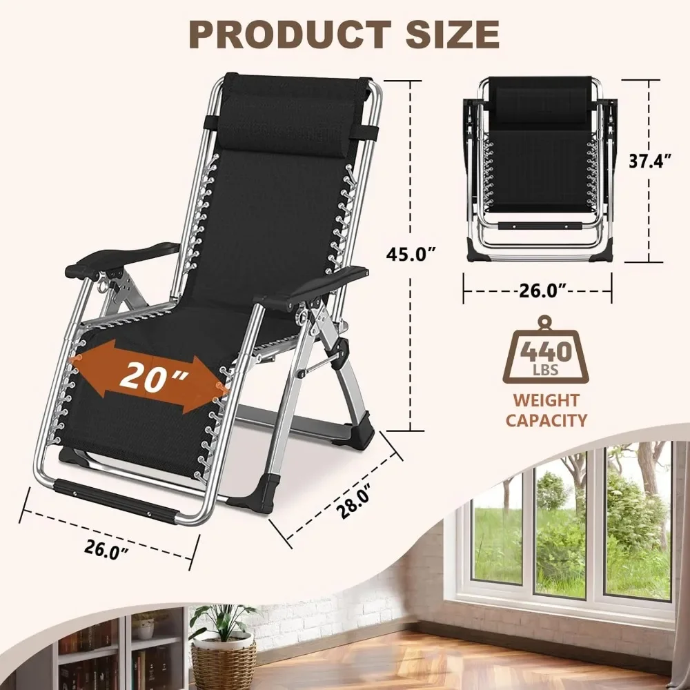 Comfy Folding Recliner Chair - Bedroom & Living Room, Patio Lounge Chair with Removable Cushion for Indoor Outdoor
Comfy Folding Recliner Chair - Bedroom & Living Room, Patio Lounge Chair with Removable Cushion for Indoor Outdoor