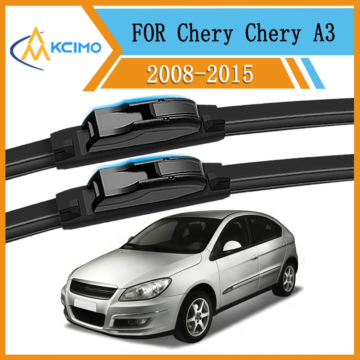 Front Wiper Blades Set For Chery A3 2008-2015 Premium Rubber Windshield Wipers All Weather Direct Replacement Easy Install
Front Wiper Blades Set For Chery A3 2008-2015 Premium Rubber Windshield Wipers All Weather Direct Replacement Easy Install