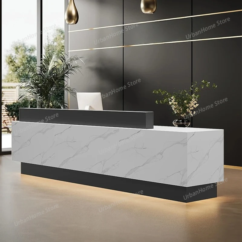 Simple Modern Cashier Reception Desk Counter Office Beauty Reception Desks Luxury Salon Escritorio De Recepcion Office Furniture
Simple Modern Cashier Reception Desk Counter Office Beauty Reception Desks Luxury Salon Escritorio De Recepcion Office Furniture