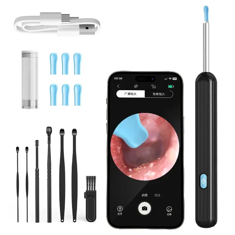 Visual Ear Wax Cleaner with Camera Safe Earwax Removal Endoscope with 5M Camera Luminous Otoscope Ear Cleaning Tools Ear Care
Visual Ear Wax Cleaner with Camera Safe Earwax Removal Endoscope with 5M Camera Luminous Otoscope Ear Cleaning Tools Ear Care