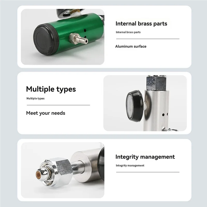 N11R Oxygen Regulator For Household Oxygen Pressure Gauge Regulating Flowmeter Barb Outlet Nozzle
N11R Oxygen Regulator For Household Oxygen Pressure Gauge Regulating Flowmeter Barb Outlet Nozzle