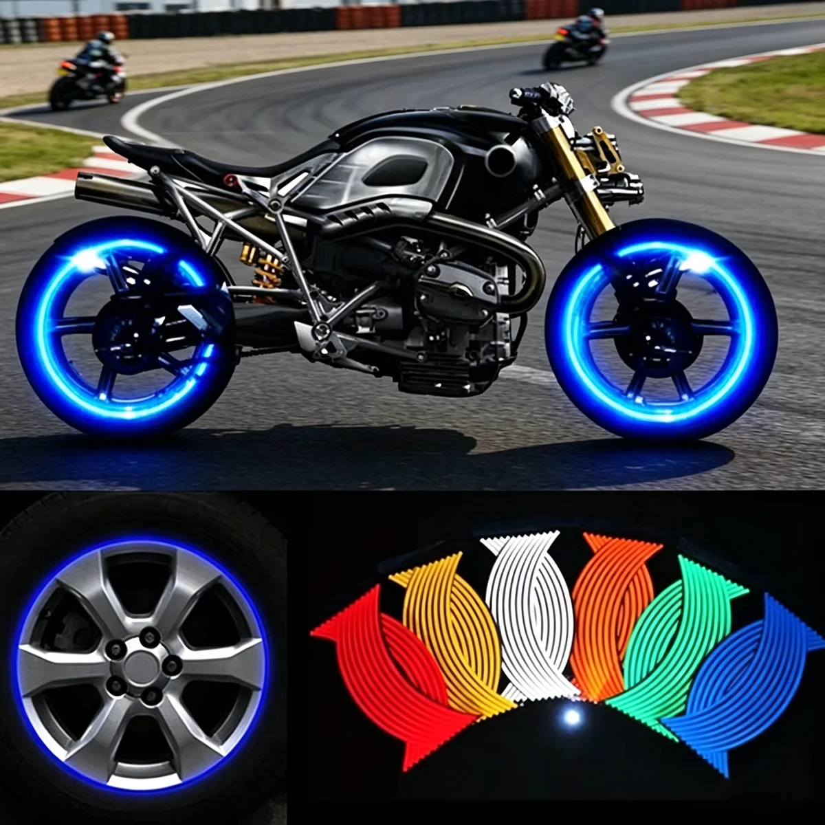 10 Inch Reflective Motorcycle Wheel Sticker Rim Decal Set
10 Inch Reflective Motorcycle Wheel Sticker Rim Decal Set