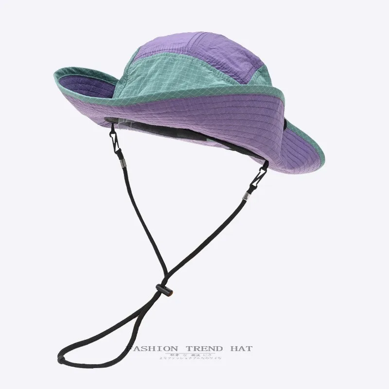 Outdoor Lightweight Wide-Brimmed Fisherman's Hat, Summer Sun Protection, Color-Blocking, Breathable Sunshade Hiking Hat
Outdoor Lightweight Wide-Brimmed Fisherman's Hat, Summer Sun Protection, Color-Blocking, Breathable Sunshade Hiking Hat