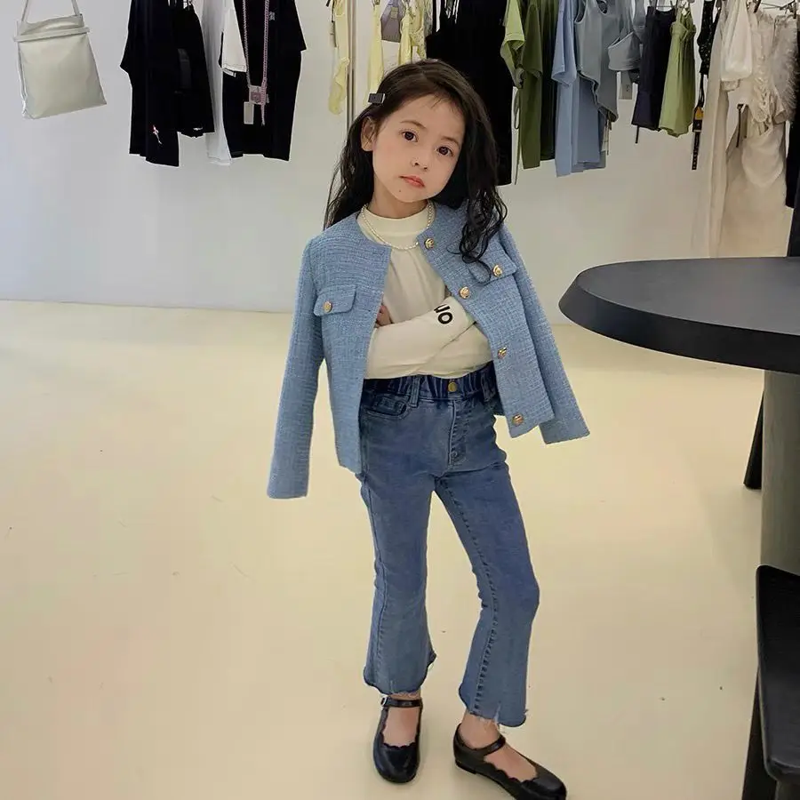 Birthday Jacket Trench Coats Clothes Overcoats Fille Black/Blue Fashion Girls Baby Cardigan Jackets Kids Children Elegant
Birthday Jacket Trench Coats Clothes Overcoats Fille Black/Blue Fashion Girls Baby Cardigan Jackets Kids Children Elegant
