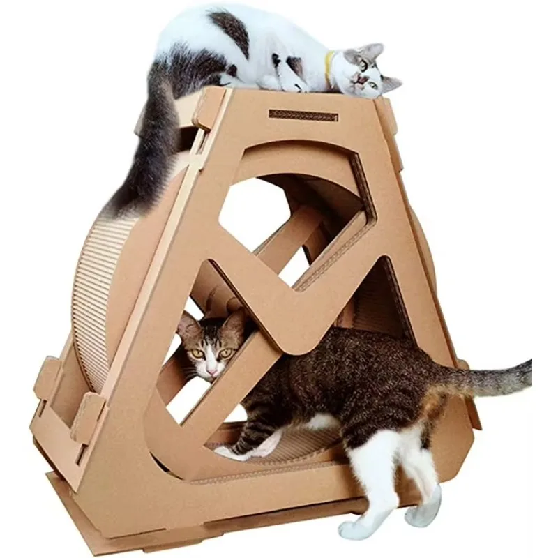 Wheel Shaped Toy Bed Scratching Posts Cave Activity Centre Cat Waterwheel Cat Scratcher
Wheel Shaped Toy Bed Scratching Posts Cave Activity Centre Cat Waterwheel Cat Scratcher