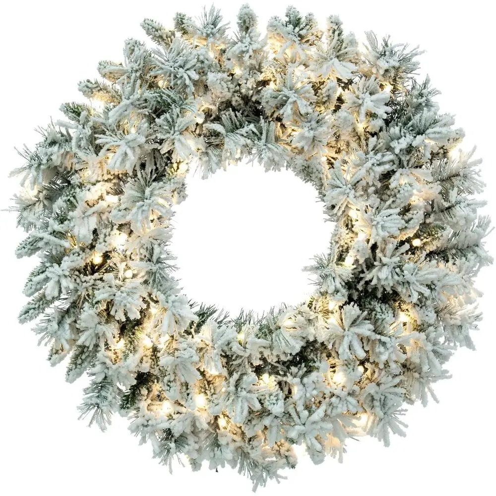 30 locked Ridge Artificial Christmas Wreath, Warm White LED Lights - Indoor Seasonal Home Wall Decor
30 locked Ridge Artificial Christmas Wreath, Warm White LED Lights - Indoor Seasonal Home Wall Decor
