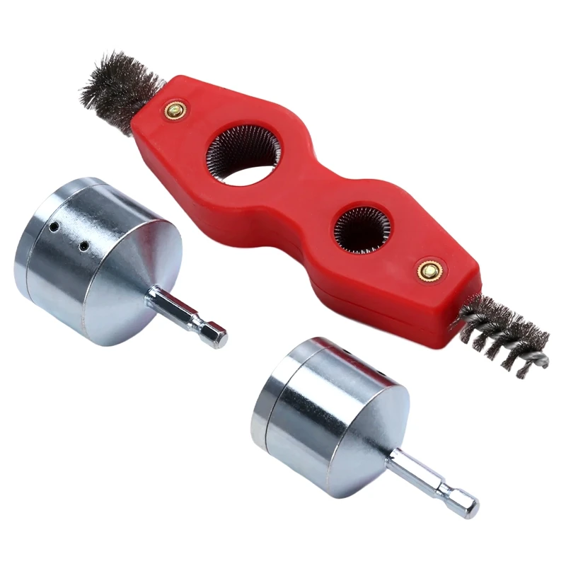 HOT-Copper Pipe Cleaner, 15Mm/22Mm Pipe Cleaner And Drill Tube Cleaning Brush, Copper Pipe Cleaners For Electric Drill Bit
HOT-Copper Pipe Cleaner, 15Mm/22Mm Pipe Cleaner And Drill Tube Cleaning Brush, Copper Pipe Cleaners For Electric Drill Bit