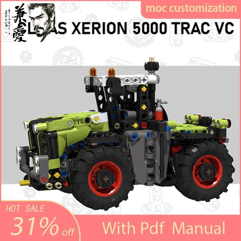 553 шт. Moc City Engineering CLAAS XERION 5000 TRAC VC Модель Технология Строительные блоки Креативные детские кирпичи Игрушка в подарок
553 шт. Moc City Engineering CLAAS XERION 5000 TRAC VC Модель Технология Строительные блоки Креативные детские кирпичи Игрушка в подарок