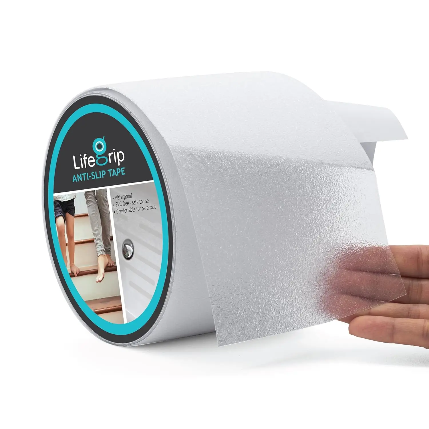 Anti Slip Transparent Tape, 4 inch by 30 ft, Non-Skid Traction for Tubs, Boats, Stairs, Clear Soft Comfortable for Bare Feet
Anti Slip Transparent Tape, 4 inch by 30 ft, Non-Skid Traction for Tubs, Boats, Stairs, Clear Soft Comfortable for Bare Feet