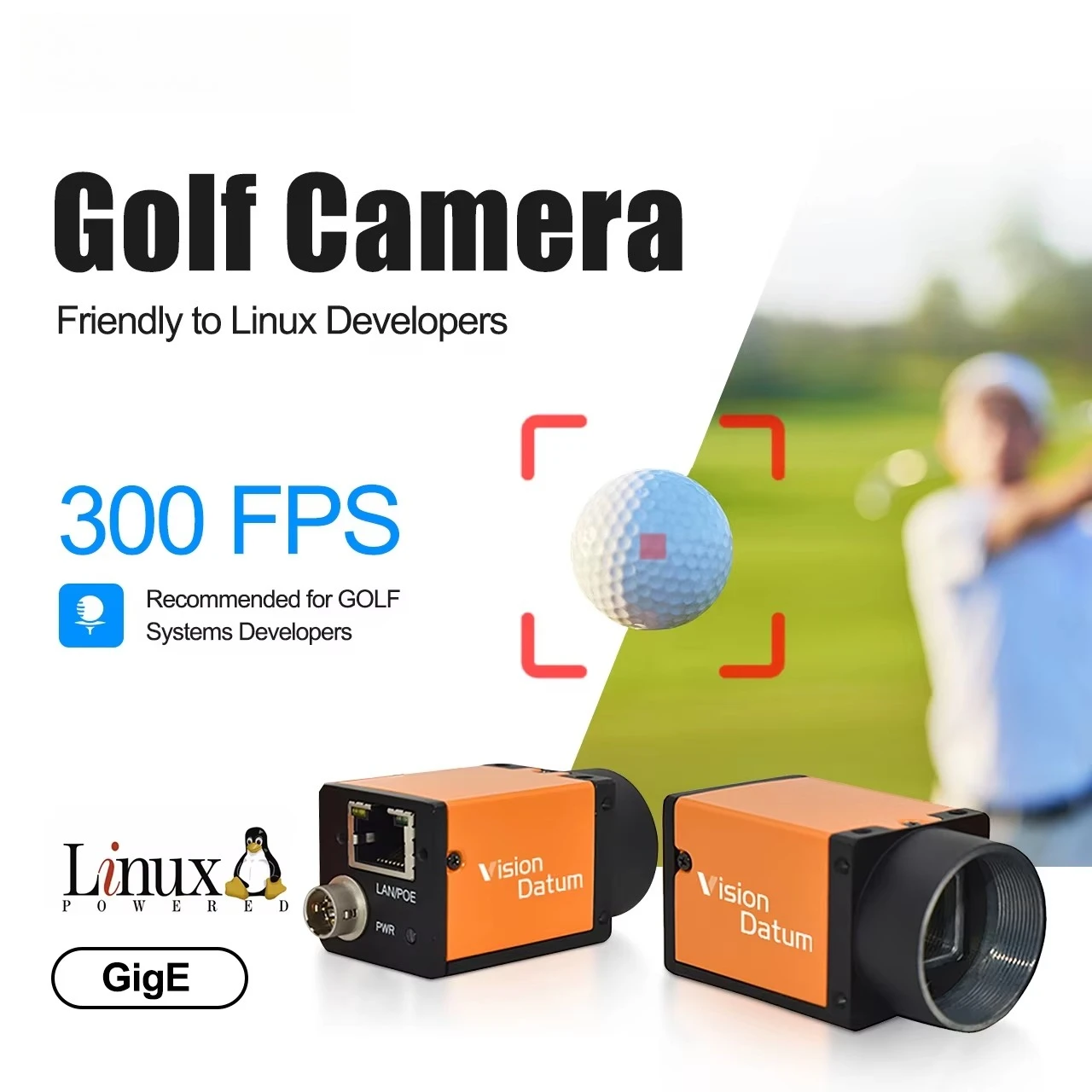 0.4MP 300fps IMX287 Golf Swing High Speed Camera For Sports Motion Analysis
0.4MP 300fps IMX287 Golf Swing High Speed Camera For Sports Motion Analysis