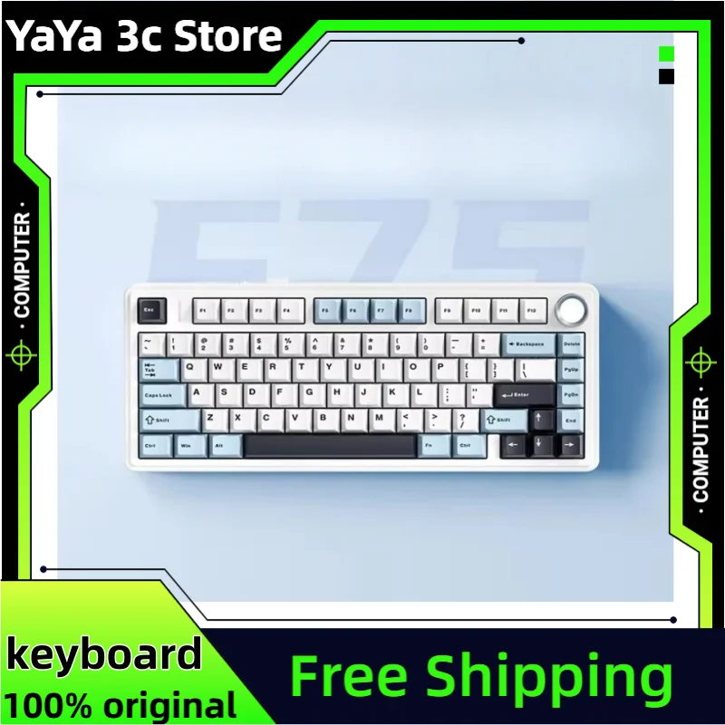 Aula F75 Wireless Mechanical Keyboard 75% Three-Mode Rgb Gaming Keyboard Suitable E-Sports Players Home Office Gaming Accessorie
Aula F75 Wireless Mechanical Keyboard 75% Three-Mode Rgb Gaming Keyboard Suitable E-Sports Players Home Office Gaming Accessorie