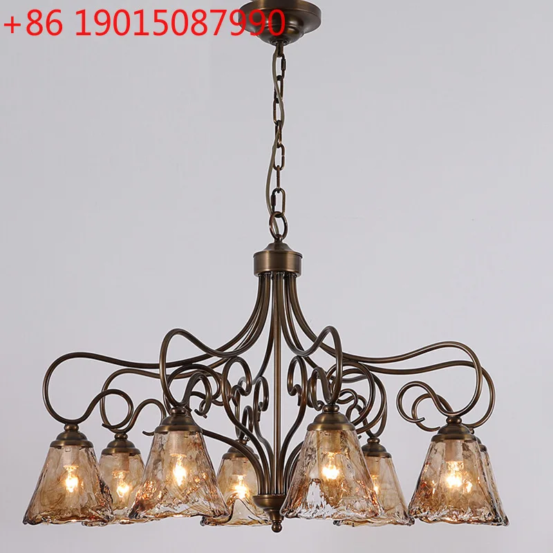 Full copper living room chandelier French country retro branch facing down dining room study lamp
Full copper living room chandelier French country retro branch facing down dining room study lamp
